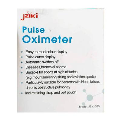 Jziki Pulse Oximeter (JZK-305) - Grey - Health Monitors And Equipment