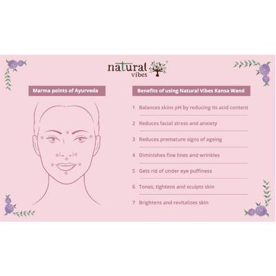 Natural Vibes Kansa Face Massage Wand + Free Gold Ayurvedic Beauty Oil - Perfumes (Edt/Edp)