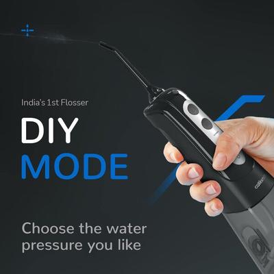 Caresmith Pro+ Cordless Dental Flosser - Black - Floss & Tongue Cleaners