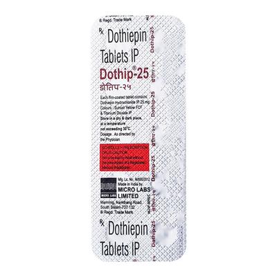 Dothip 25mg Tablet 10'S - Depression-Ant