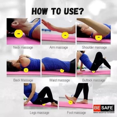 Be Safe Forever Physiotherapy Hand Exercise Ball - Yellow (Pack of 2) - Supports And Braces