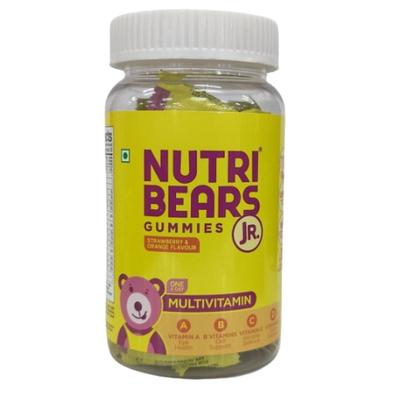 NutriBears Jr MultiVitamin Gummies - Strawberry & Orange Flavour 30's - Multi-Vitamins