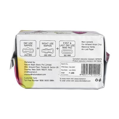 Vivanion Dioxin Free Herbal Organic Sanitary Pad 10's - Sanitary Napkins