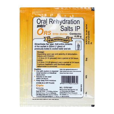 ORS Prolyte Orange Powder 4.2Gm - Supplements-Ele