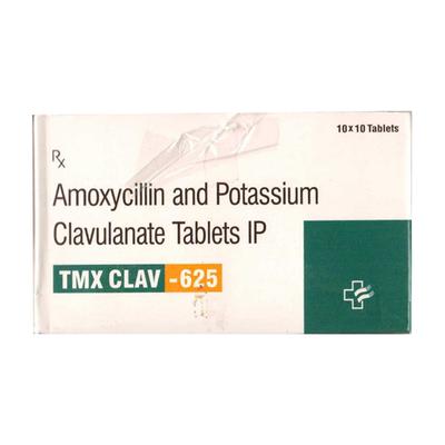 TMX CLAV 625 Tablet 10's - Bacterial Infections-Pen