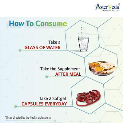 Asterveda Delta Gold Eannatto 125 mg Tocotrienols Softgel Capsule 60's - Multi-Vitamins