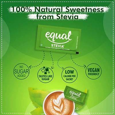 Equal Stevia Sweetener Sachet (Pack of 20 x 50's) 1's - Sugar Substitute