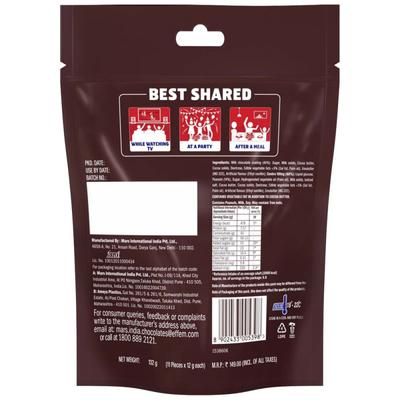 Snickers Miniatures Chocolate Bars (Pack of 11 x 12 gm) 1's - Nutritional Bars