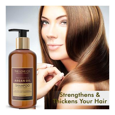 The Love Co. Shampoo - Pro Keratin & Argan Oil 300 ml - Shampoos