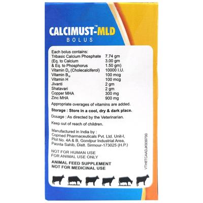 Vet Mankind Calcimust Bolus - MLD 1's - Feed Supplement