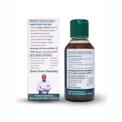Dr. Varma's Kneesol Magic Oil (Pack of 3 x 110 ml) - Pain Relief (Ayush)
