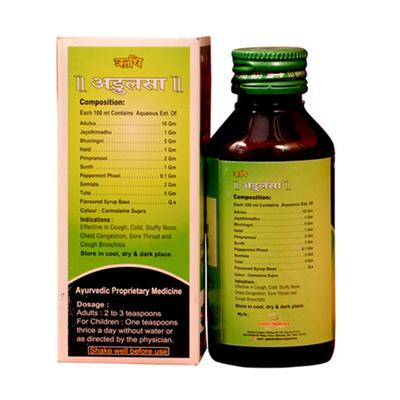 Rishi Adulsa Cough Syrup 100 ml - Cough & Cold (Ayush)