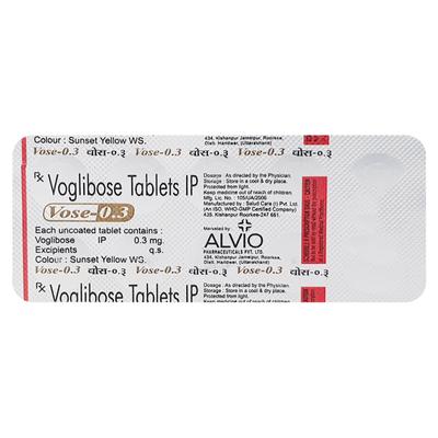 VOSE 0.3mg Tablet 10's - Diabetes-Ant