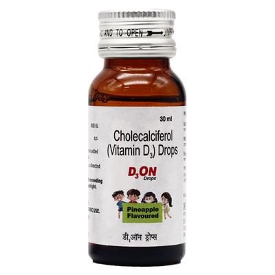 D3 ON PINEAPPLE FLAVOUR Drops 30ml - Supplements-Vit