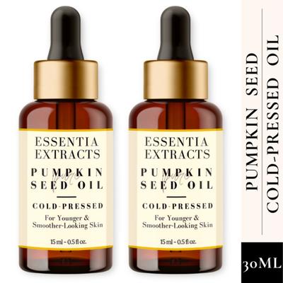 Essentia Extracts Cold Pressed Oil - Pumpkin Seed (Pack of 2 x 15 ml) 1's - Massage Oils