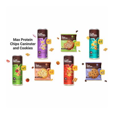 Ritebite Max Protein Power Snack Box - Midnight Munchies 1630 gm - Nutritional Bars