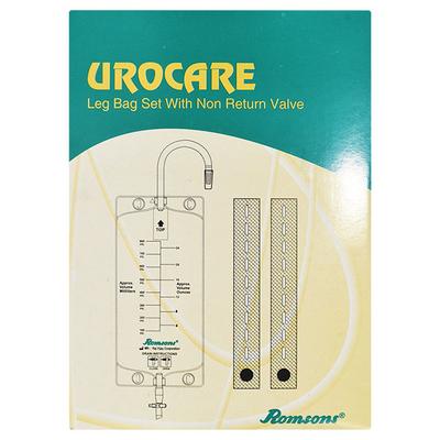 Romsons Urocare Leg Bag Set (DB-1060L) 1's - Bags