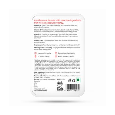 Wellbeing Nutrition Melts Into Multivitamins Oral Thin Strip 30's - Multi-Vitamins