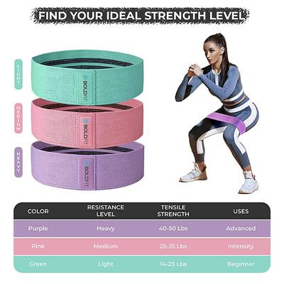 Boldfit Fabric Resistance Hip Band - Heavy 1's - Workout Essentials