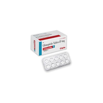 GLIMDA 4 Tablet 10's - Diabetes-Ant