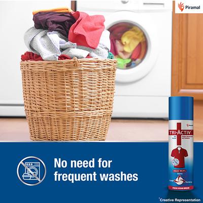 Piramal Tri-Activ Clothes Disinfectant & Freshner Spray - Ocean Breeze 230 ml - Others