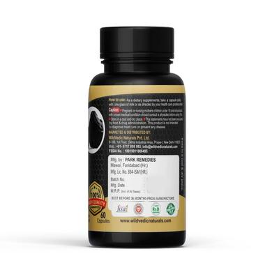 Wild Vedic Naturals Premium Shilajit Capsule 60's - Health Products