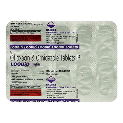 Loobid Tablet 10'S - Bacterial Infections-Qui
