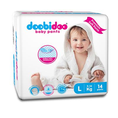 Doobidoo Premium Baby Pants (L) 14's - Diapers & Wipes