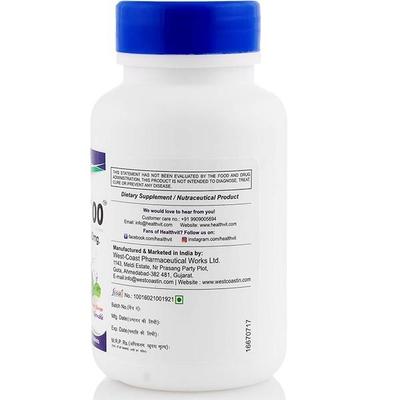 HealthVit Calvitan-600 Calcium Carbonate 600 mg Tablet 60's - Calcium And Minerals