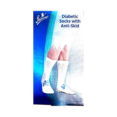 Flamingo Diabetic Socks With Anti-Skid - Light Blue (OC - 2156) (U) - Foot Care