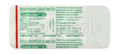Darilong 15mg Tablet 10'S - Bladder And Prostate Disorders-Dru