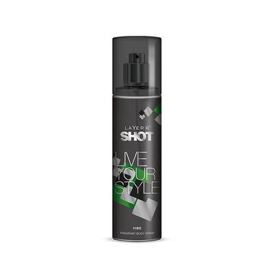 Layer'r Shot Live Your Style Body Spray - Vibe 135 ml - Men Deodorants/Roll-Ons