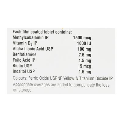 NERVIJEN D3 Tablet 10's - Supplements-Vam
