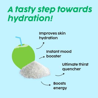 Plix Tender Coconut Water Premix Powder (Pack of 30 x 10 gm) 1's - Energy Drinks