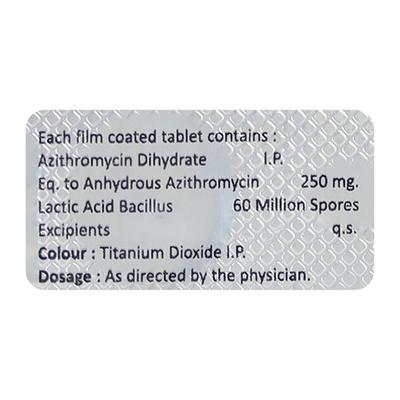 ZAT 250 Tablet 6's - Bacterial Infections-Mac