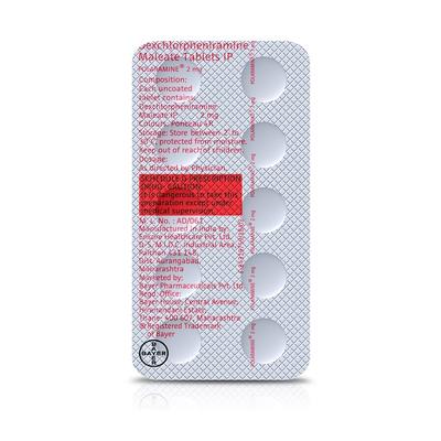 Polaramine 2mg Tablet 10'S - Allergies-Ant