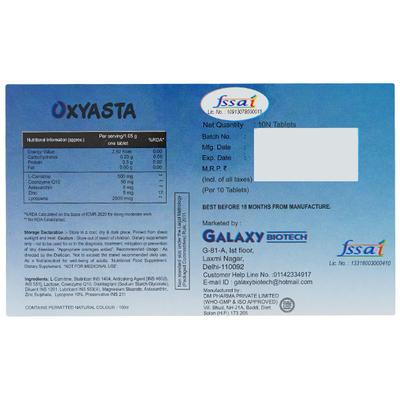 OXYASTA Tablet 10's - Supplements-Sup