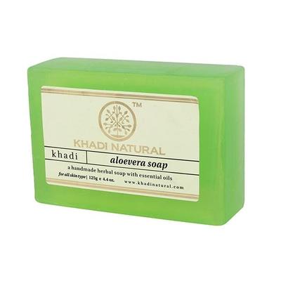 Khadi Natural Herbal Soap - Aloevera 125 gm - Soaps