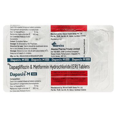 DAPASIS M Tablet 10's - Diabetes-Ant
