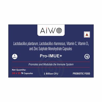 Aiwo Pro-IMUE+ 1 Billion CFU Probiotic Food Capsule 100's - Digestive Health