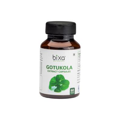 Bixa Botanical Gotukola Vegetarian capsule 60's - Speciality Medicines