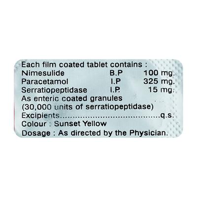 NIMTOSS SP Tablet 10's - Pain relief-Nsa