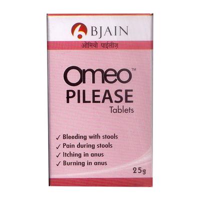 Bjain Omeo Pileeze Tablet 25 g - Speciality Medicine