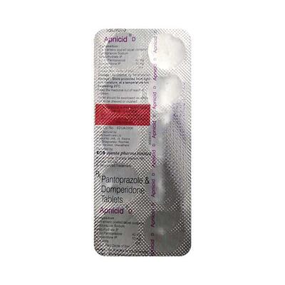 APNICID D Tablet 10's - Ulcer/Reflux/Flatulence-Aaa