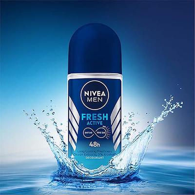 Nivea Men Roll On Deodorant - Fresh Active 50 ml - Men Deodorants/Roll-Ons