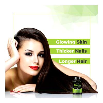 Nutrafirst Biotin 10000 mcg Capsule 60's - Hair & Skin