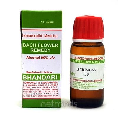 Bhandari Bach Flower Agrimony 30 Liquid 30 ml - Dilutions