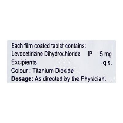ELCET 5MG TABLET 10'S - Allergies-Ant