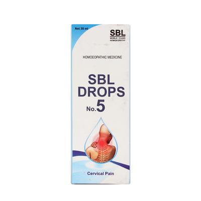 SBL Drops No. 5 (Cervical Pain) 30 ml - Homeopathic Drops