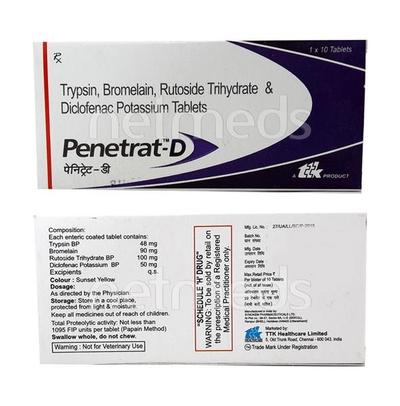 Penetrat D Tablet 10'S - Pain relief-Ant